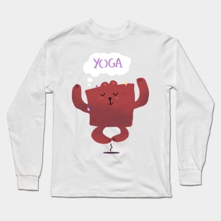 Yoga bear Long Sleeve T-Shirt